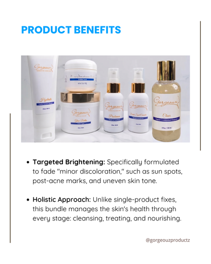 GORGEOUZ NORMAL SKIN WITH MINOR DISCOLORATION TREATMENT