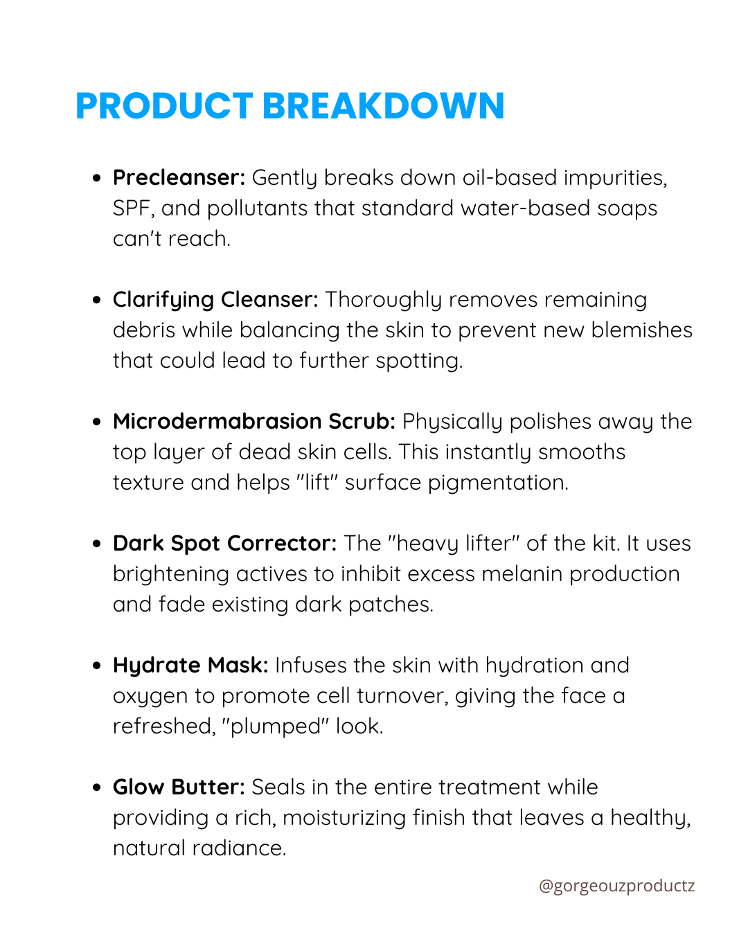 GORGEOUZ NORMAL SKIN WITH MINOR DISCOLORATION TREATMENT