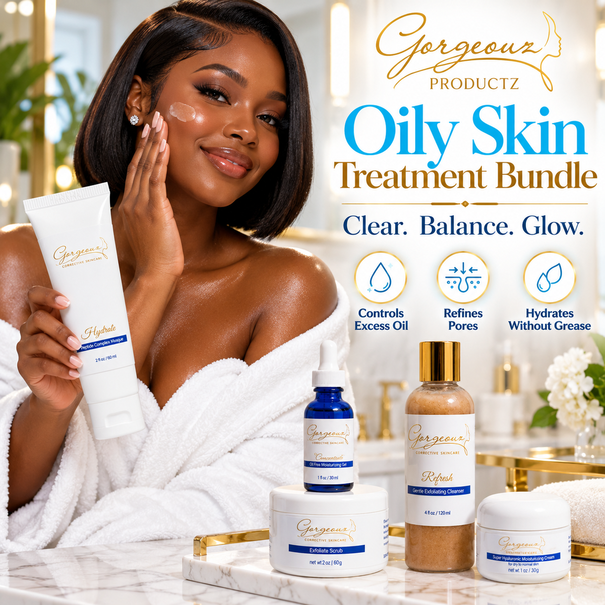 GORGEOUZ OILY SKIN TREATMENT